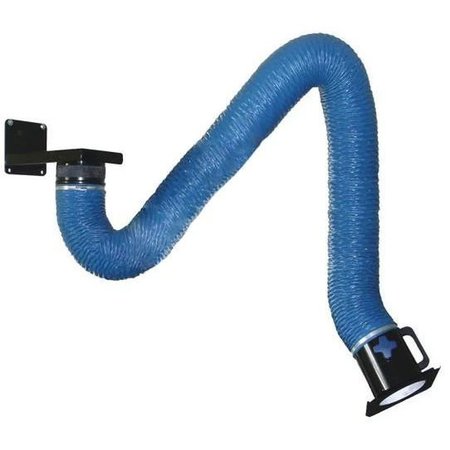 LEV-CO 14' extractor arm c/w 6.3"diameter hose, flanged capture hood and wall bracket EX-ARM-160-4000